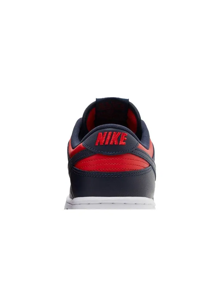 Кроссовки Nike Dunk Low Retro 'Navy Red' 2024 — изображение 8 из 9, красный//белый
