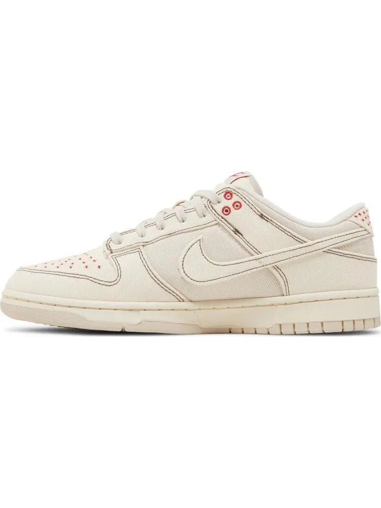 Кроссовки Dunk Low SE 'Sashiko - Light Orewood Brown' — изображение 3 из 4, бежевый