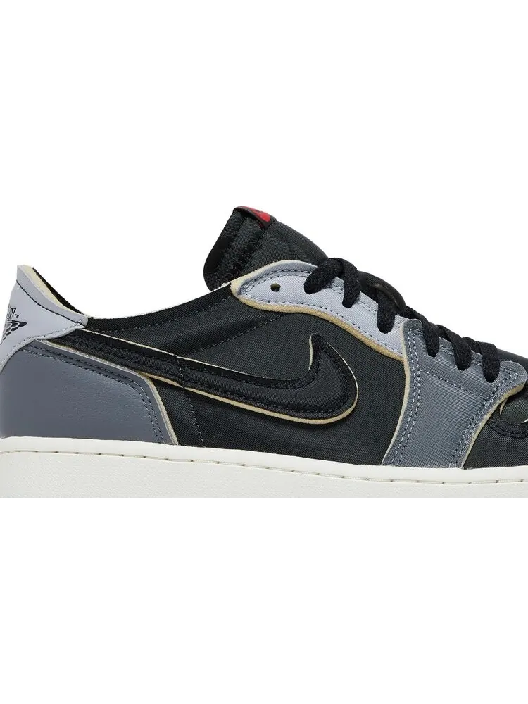 Кроссовки Air Jordan 1 Retro Low OG EX Dark Smoke Grey — изображение 2 из 10, черный