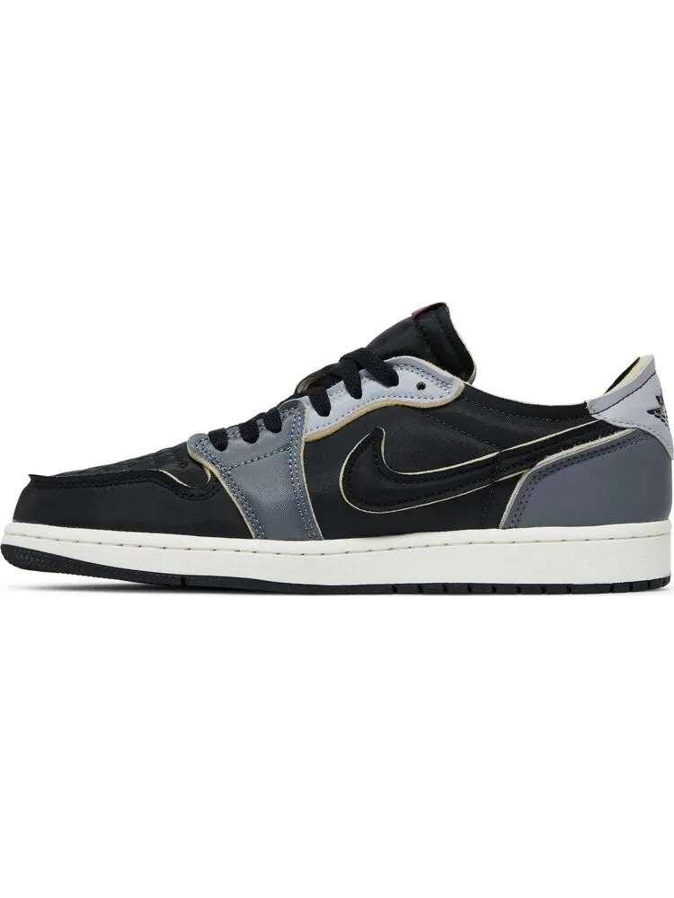 Кроссовки Air Jordan 1 Retro Low OG EX Dark Smoke Grey — изображение 3 из 10, черный