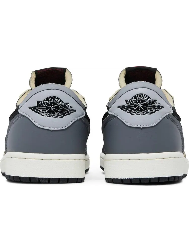 Кроссовки Air Jordan 1 Retro Low OG EX Dark Smoke Grey — изображение 6 из 10, черный