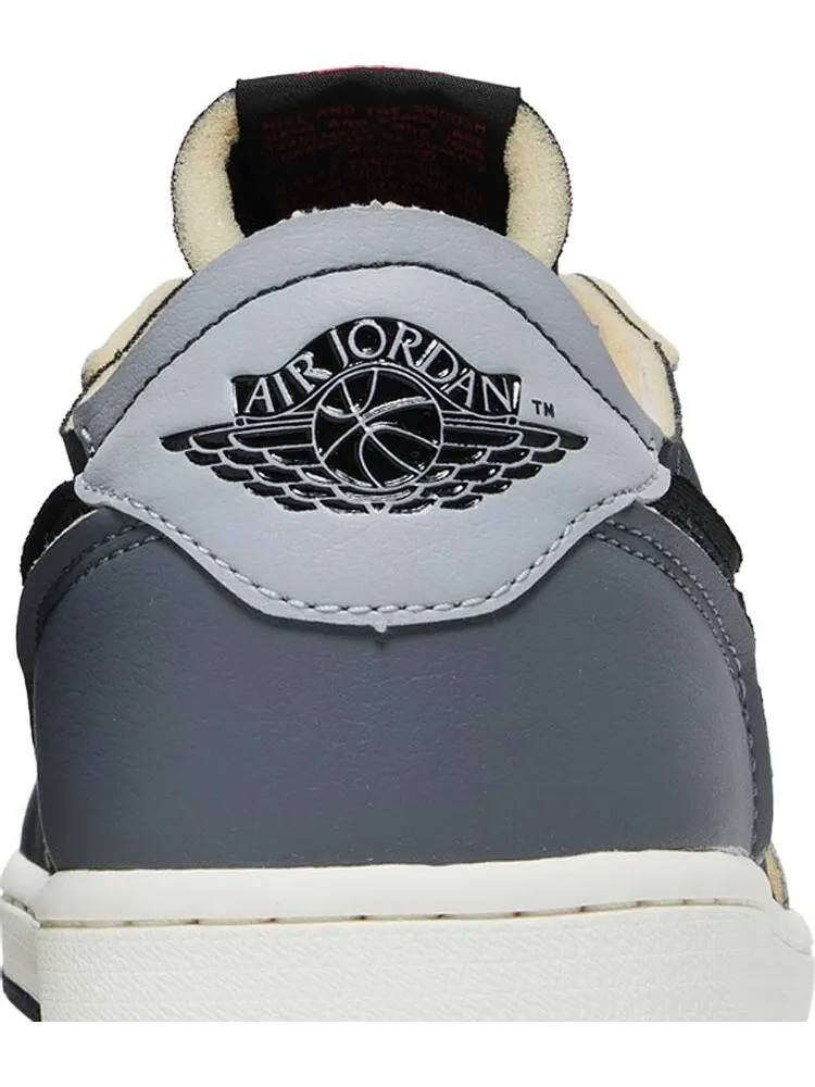 Кроссовки Air Jordan 1 Retro Low OG EX Dark Smoke Grey — изображение 7 из 10, черный