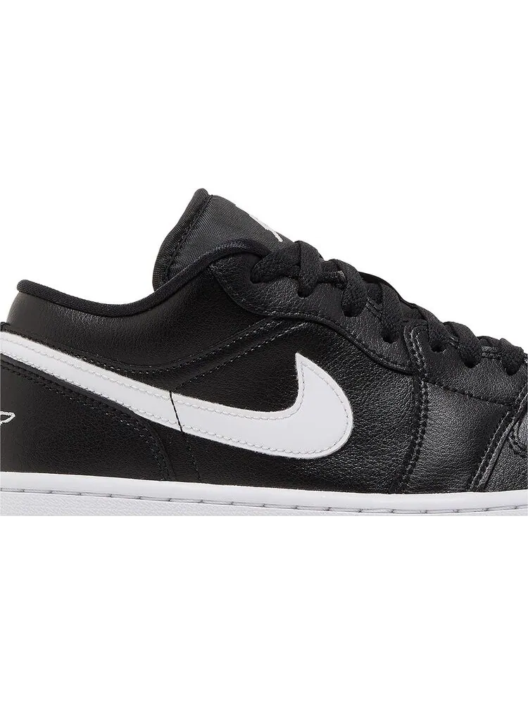 Кроссовки Wmns Air Jordan 1 Low 'Black White' — изображение 2 из 4, черный