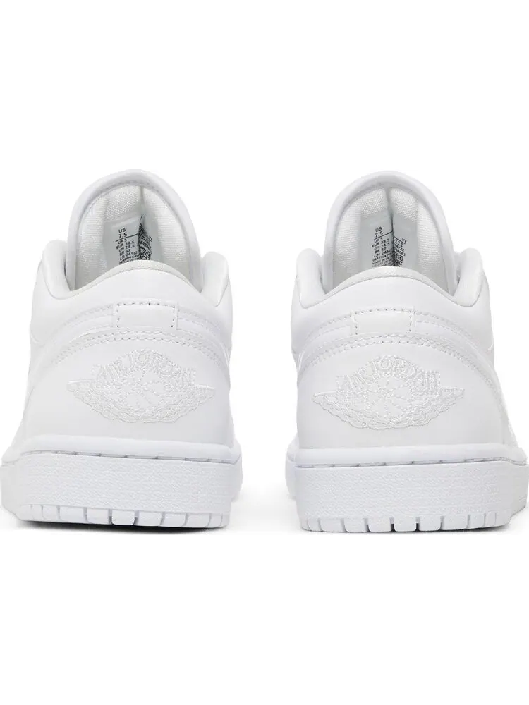 Кроссовки Wmns Air Jordan 1 Low Triple White — изображение 6 из 8, белый