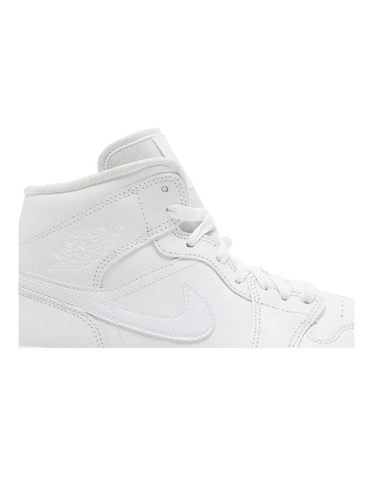 Кроссовки Air Jordan Wmns Air Jordan Mid 'Triple White' 2022 — изображение 3 из 9, белый/белый/белый