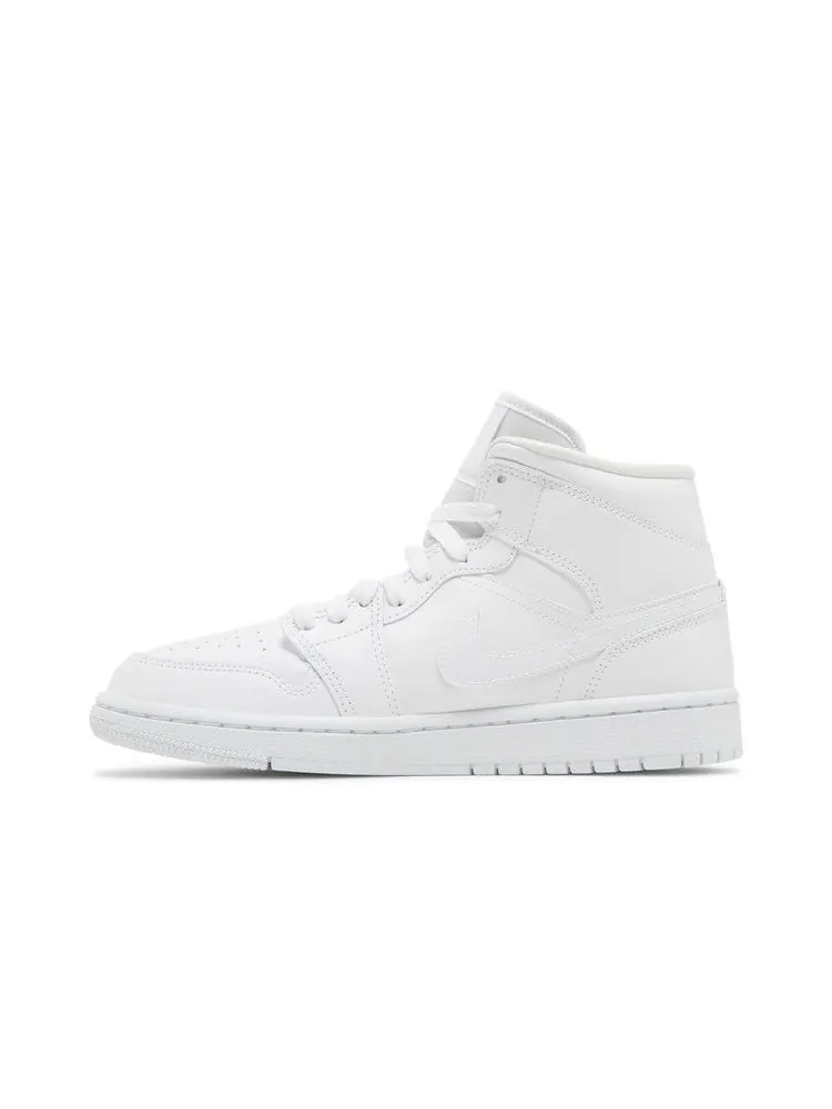 Кроссовки Air Jordan Wmns Air Jordan Mid 'Triple White' 2022 — изображение 4 из 9, белый/белый/белый