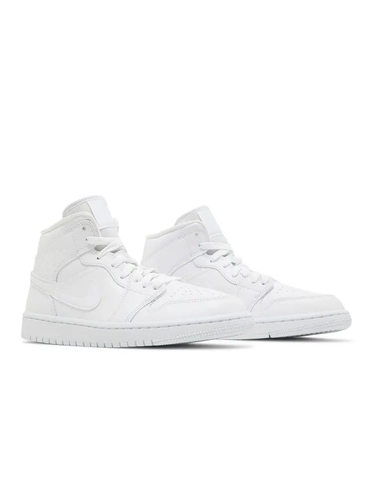 Кроссовки Air Jordan Wmns Air Jordan Mid 'Triple White' 2022 — изображение 9 из 9, белый/белый/белый