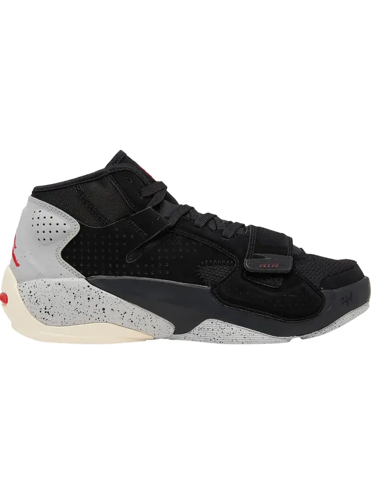 Кроссовки Jordan Zion 2 GS Black Cement — изображение 1 из 1, черный