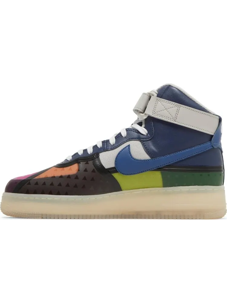Кроссовки Nike Air Force 1 High '07 'Thunder Blue Pink Prime' — изображение 3 из 8, синий