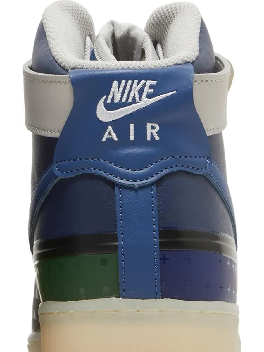 Кроссовки Nike Air Force 1 High '07 'Thunder Blue Pink Prime' — изображение 7 из 8, синий