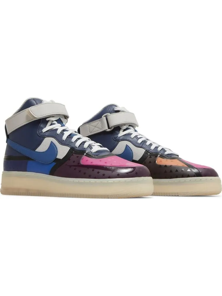 Кроссовки Nike Air Force 1 High '07 'Thunder Blue Pink Prime' — изображение 8 из 8, синий