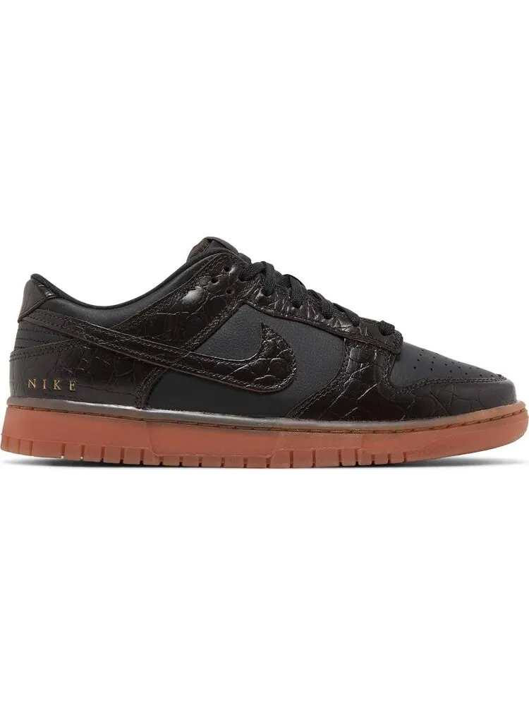 Кроссовки Nike Dunk Low SE 'Chocolate Croc' — изображение 1 из 8, черный
