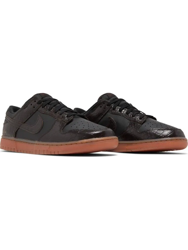 Кроссовки Nike Dunk Low SE 'Chocolate Croc' — изображение 8 из 8, черный