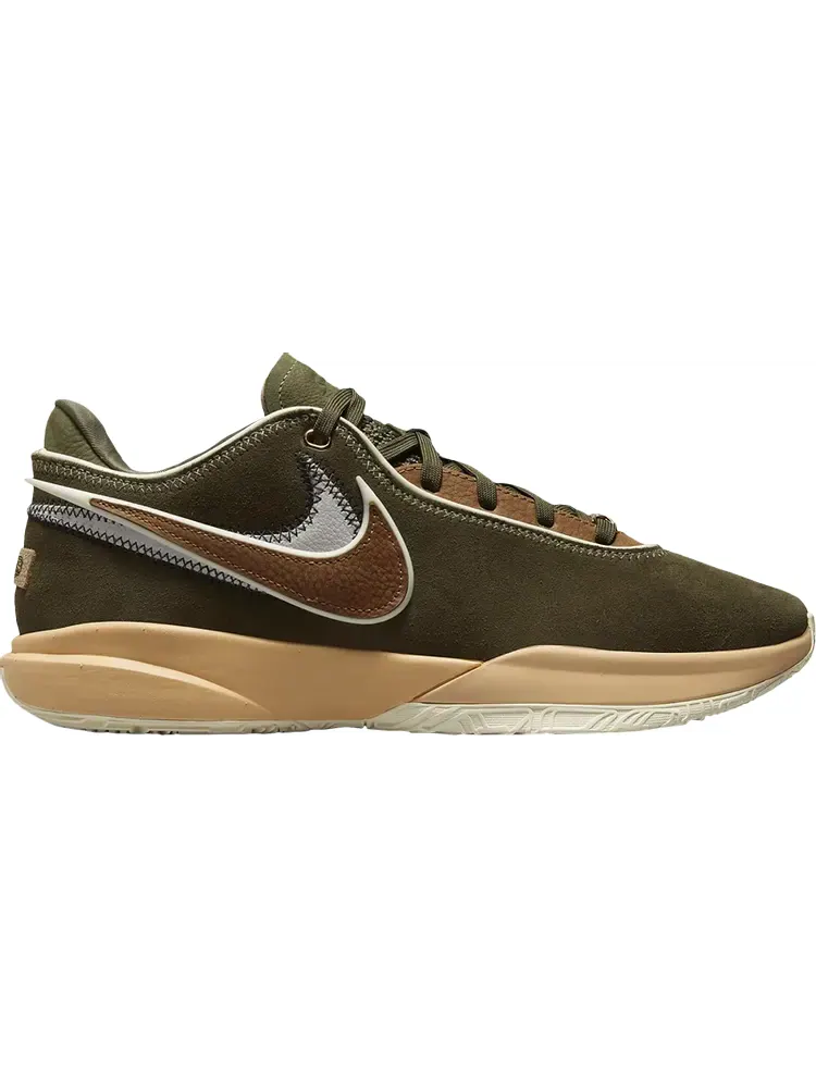 Кроссовки LeBron 20 EP 'Olive Green' — изображение 1 из 1, зеленый