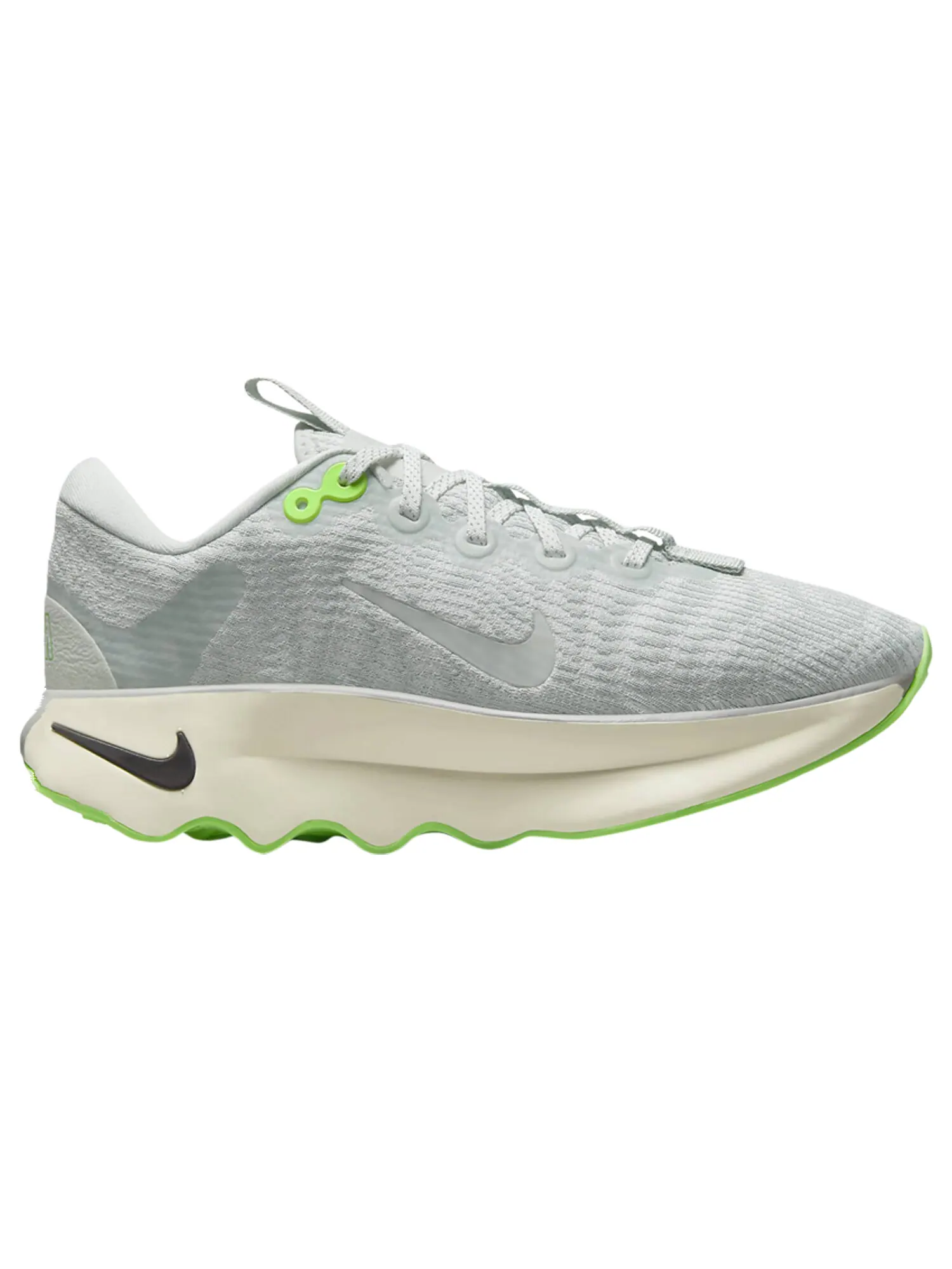 Кроссовки Nike Wmns Motiva 'Light Silver Green Strike' — изображение 1 из 1, серебряный
