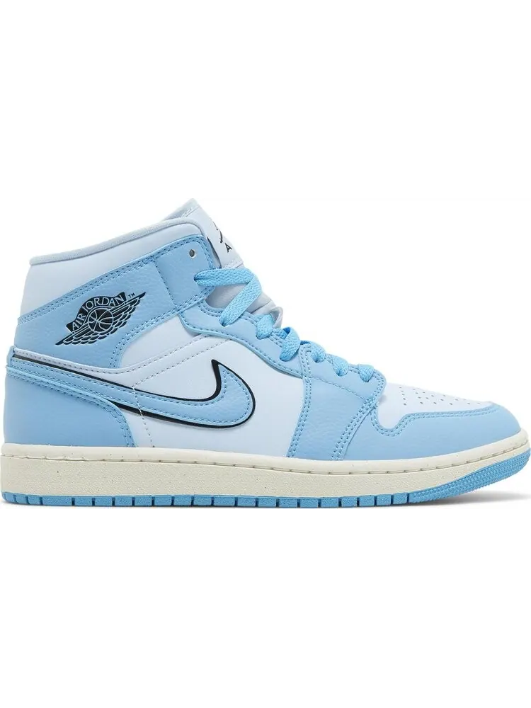 Кроссовки Air Jordan 1 Mid SE 'Ice Blue' — изображение 1 из 4, синий