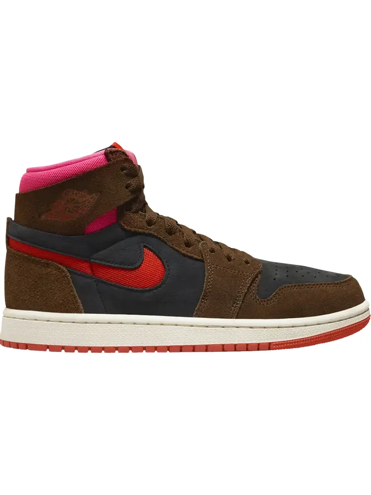 Кроссовки Wmns Air Jordan 1 High Zoom Comfort 2 'Cacao Wow Picante Red' — изображение 1 из 1, коричневый