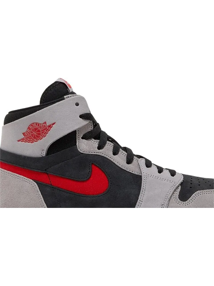 Кроссовки Air Jordan 1 High Zoom Comfort 2 Cement Fire Red — изображение 2 из 8, серый
