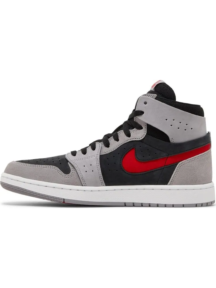 Кроссовки Air Jordan 1 High Zoom Comfort 2 Cement Fire Red — изображение 3 из 8, серый