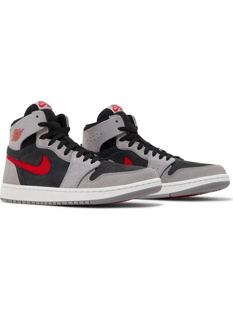 Кроссовки Air Jordan 1 High Zoom Comfort 2 Cement Fire Red — изображение 8 из 8, серый