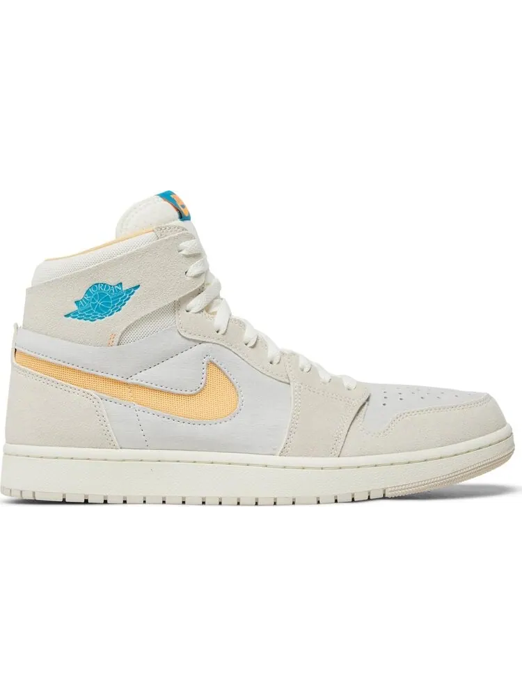 Кроссовки Air Jordan 1 High Zoom Comfort 2 'Light Orewood Citrus' — изображение 1 из 4, коричневый