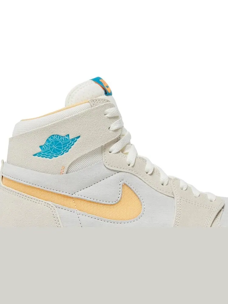 Кроссовки Air Jordan 1 High Zoom Comfort 2 'Light Orewood Citrus' — изображение 2 из 4, коричневый