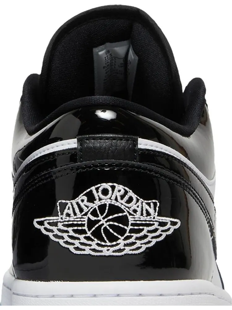 Кроссовки Air Jordan 1 Low SE Concord, черные, из лаковой кожи — изображение 7 из 9, черный