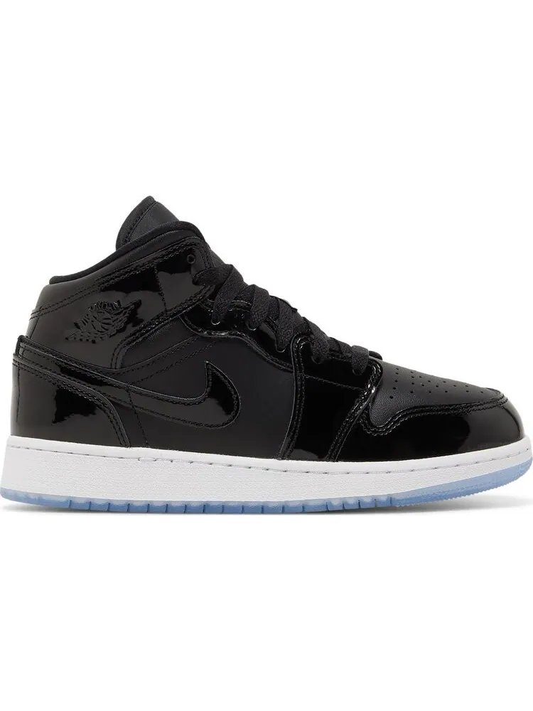 Кроссовки Air Jordan 1 Mid SE GS Space Jam — изображение 1 из 8, черный