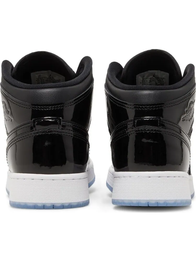Кроссовки Air Jordan 1 Mid SE GS Space Jam — изображение 6 из 8, черный