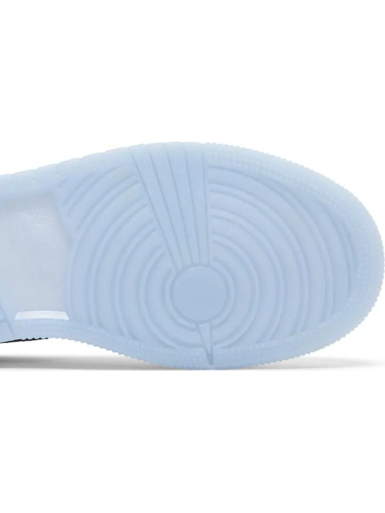 Кроссовки Air Jordan 1 Mid SE GS White Ice Blue — изображение 5 из 8, синий