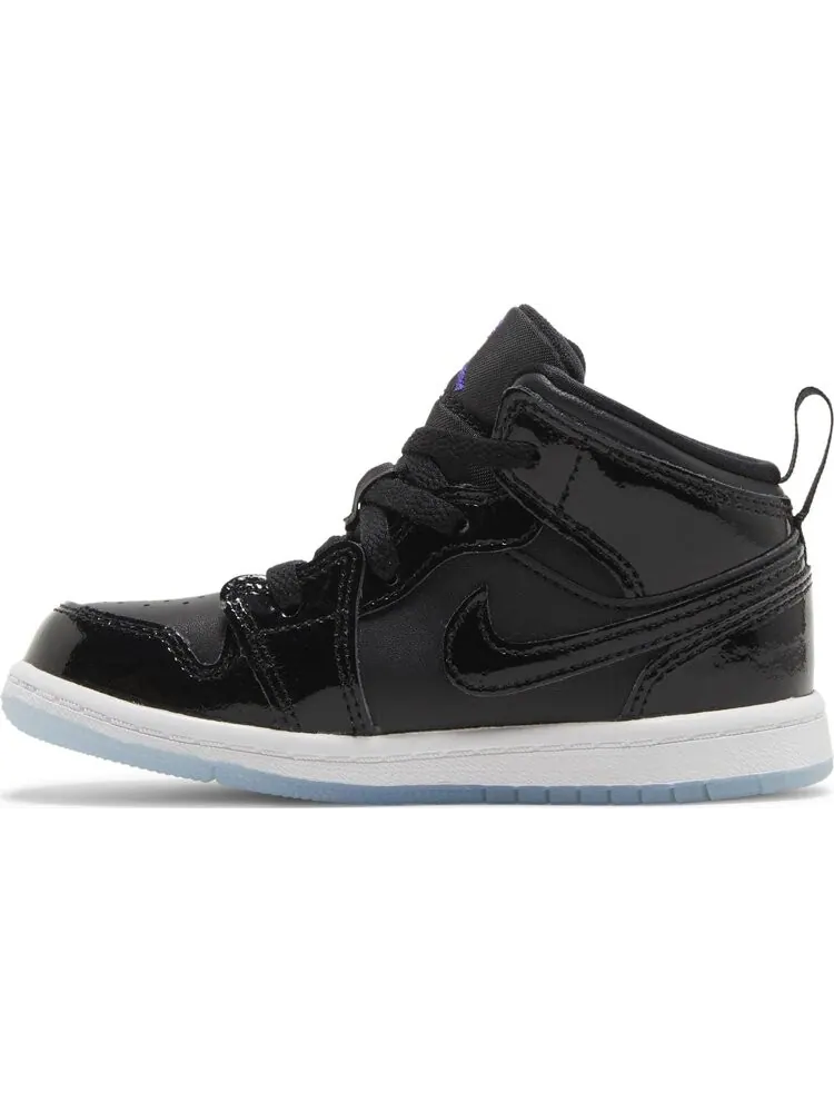 Кроссовки Air Jordan 1 Mid SE TD Space Jam — изображение 3 из 8, черный