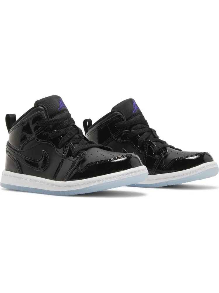 Кроссовки Air Jordan 1 Mid SE TD Space Jam — изображение 8 из 8, черный