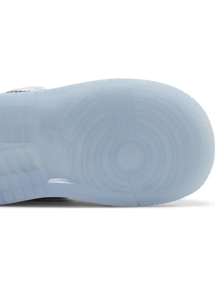 Кроссовки Air Jordan 1 Mid SE TD White Ice Blue — изображение 5 из 8, белый