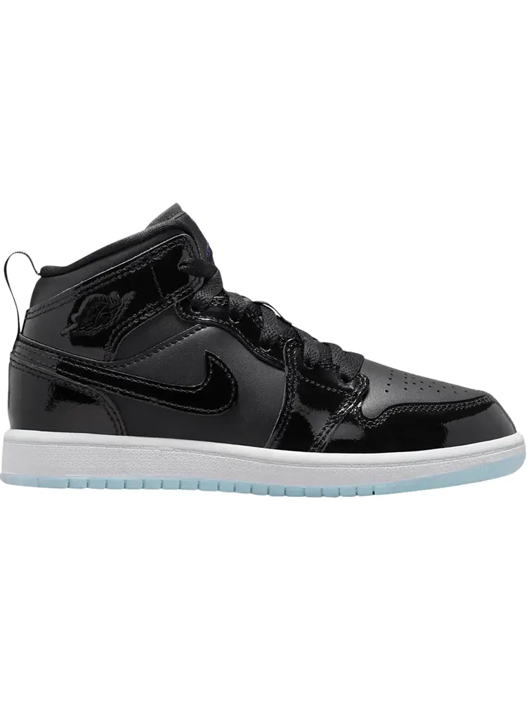 Кроссовки Air Jordan 1 Mid SE PS Space Jam — изображение 1 из 1, черный
