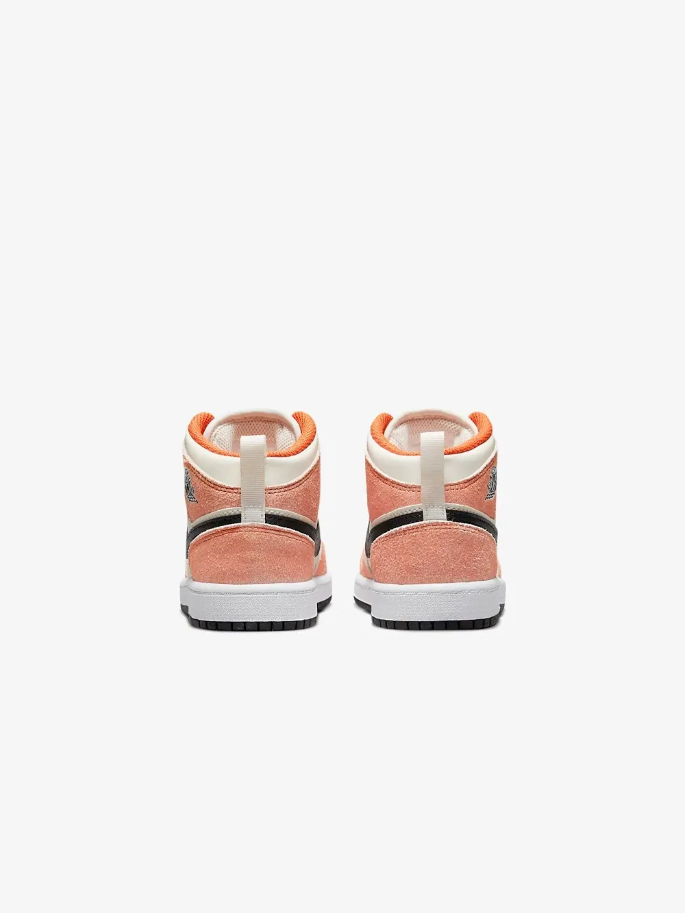 Кроссовки Air Jordan 1 Mid SE PS Orange Suede — изображение 3 из 4, оранжевый