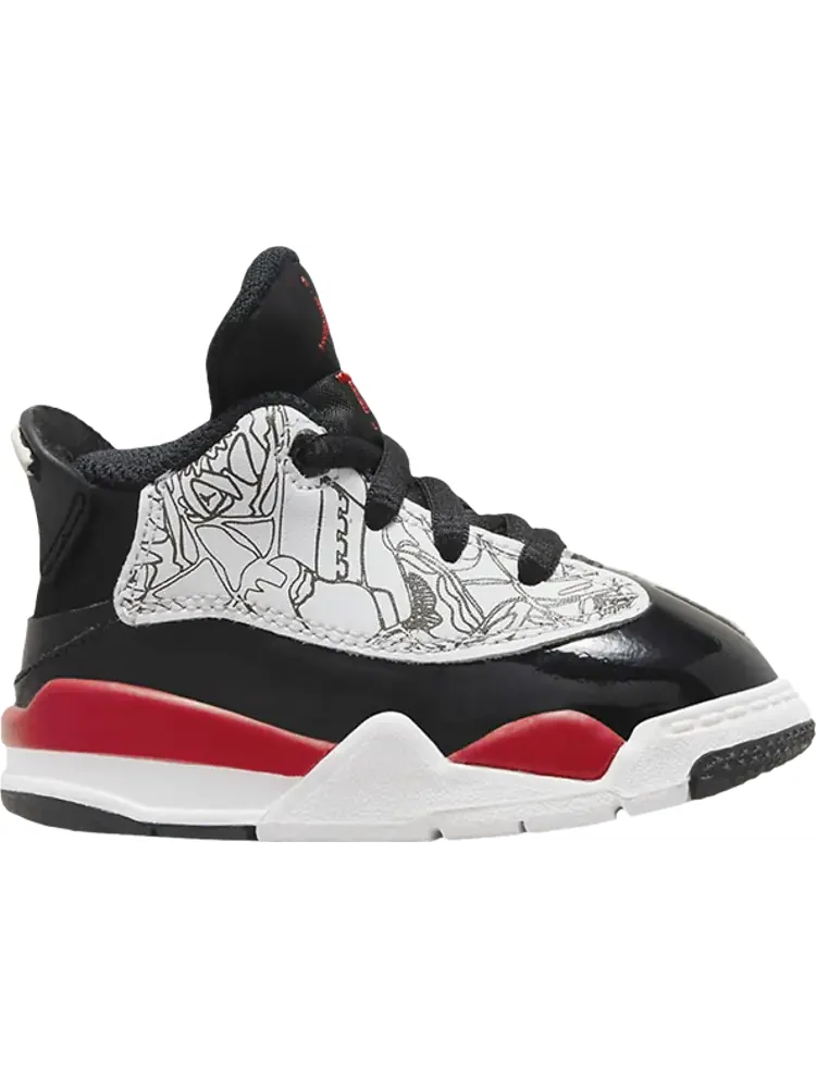 Кроссовки Jordan Dub Zero TD Fire Red — изображение 1 из 1, белый