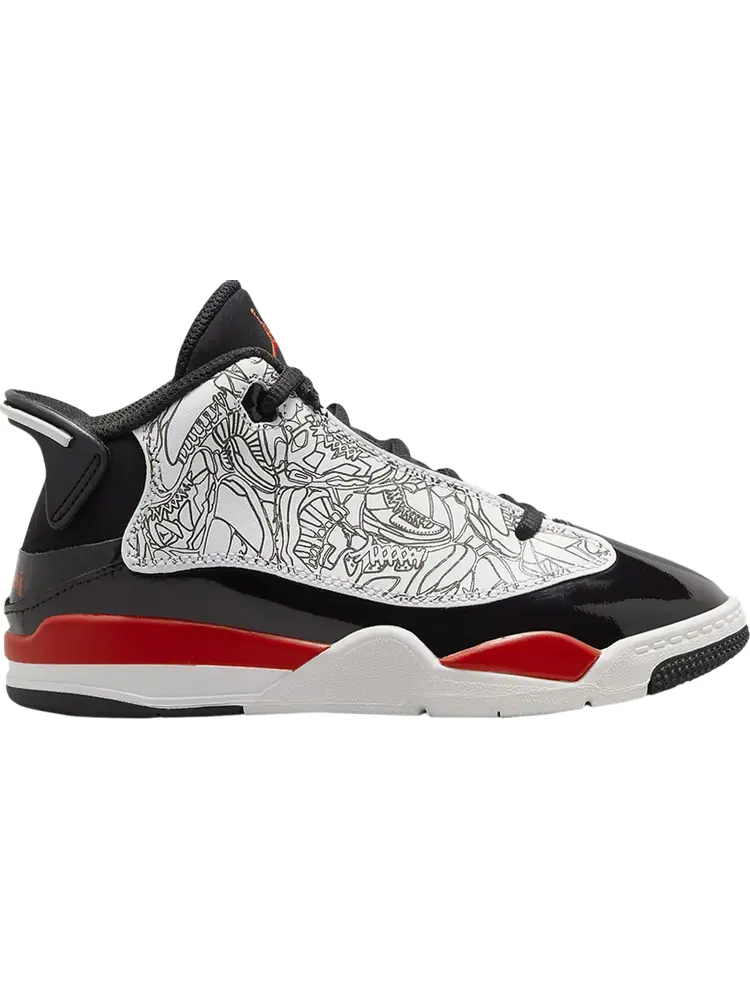 Кроссовки Jordan Dub Zero PS Fire Red — изображение 1 из 1, белый