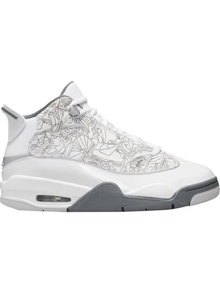 Кроссовки Jordan Dub Zero GS White Cool Grey — изображение 1 из 1, белый