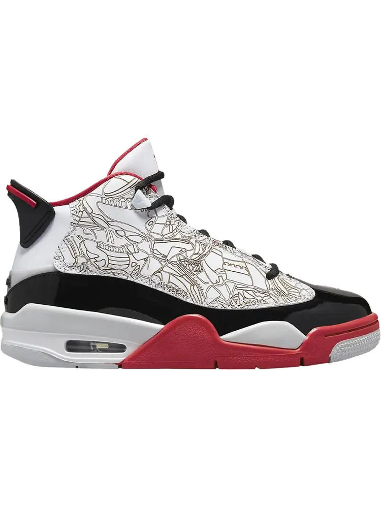 Кроссовки Jordan Dub Zero GS Varsity Red 2022 — изображение 1 из 1, белый