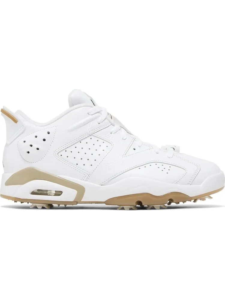 Кроссовки Air Jordan 6 Retro Low Golf 'White Khaki' — изображение 1 из 4, белый