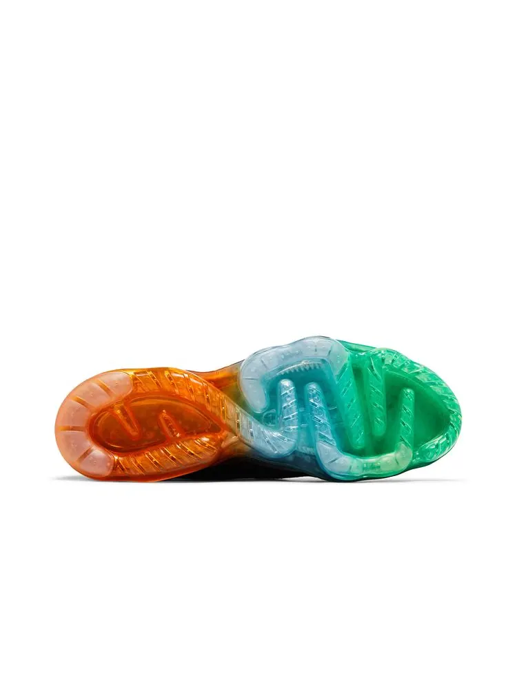 Кроссовки Air VaporMax 2023 Flyknit 'Black Green Strike Curry' — изображение 4 из 8, черный зеленый