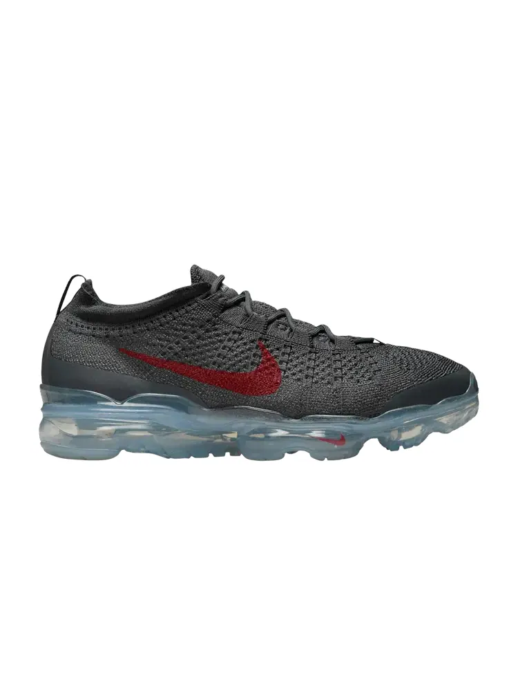 Кроссовки Air VaporMax 2023 Flyknit 'Dark Grey Gym Red' — изображение 1 из 1, темный серый красный