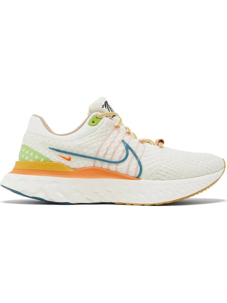 Кроссовки Nike React Infinity Run Flyknit 3 'Sail Hot Curry' — изображение 1 из 8, белый