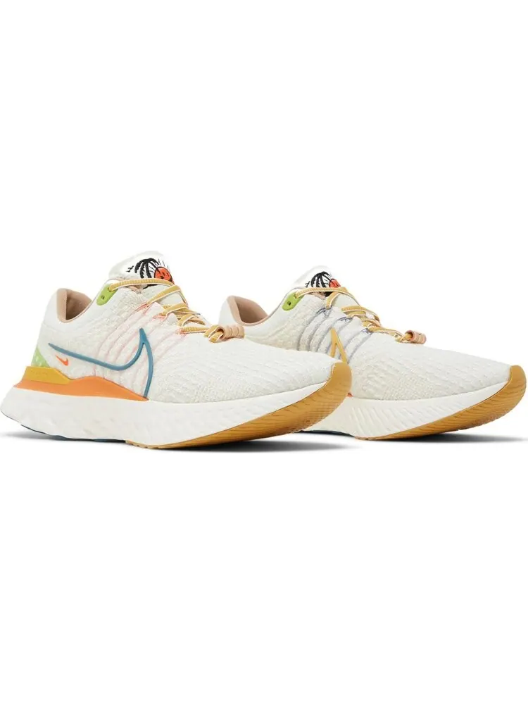 Кроссовки Nike React Infinity Run Flyknit 3 'Sail Hot Curry' — изображение 8 из 8, белый