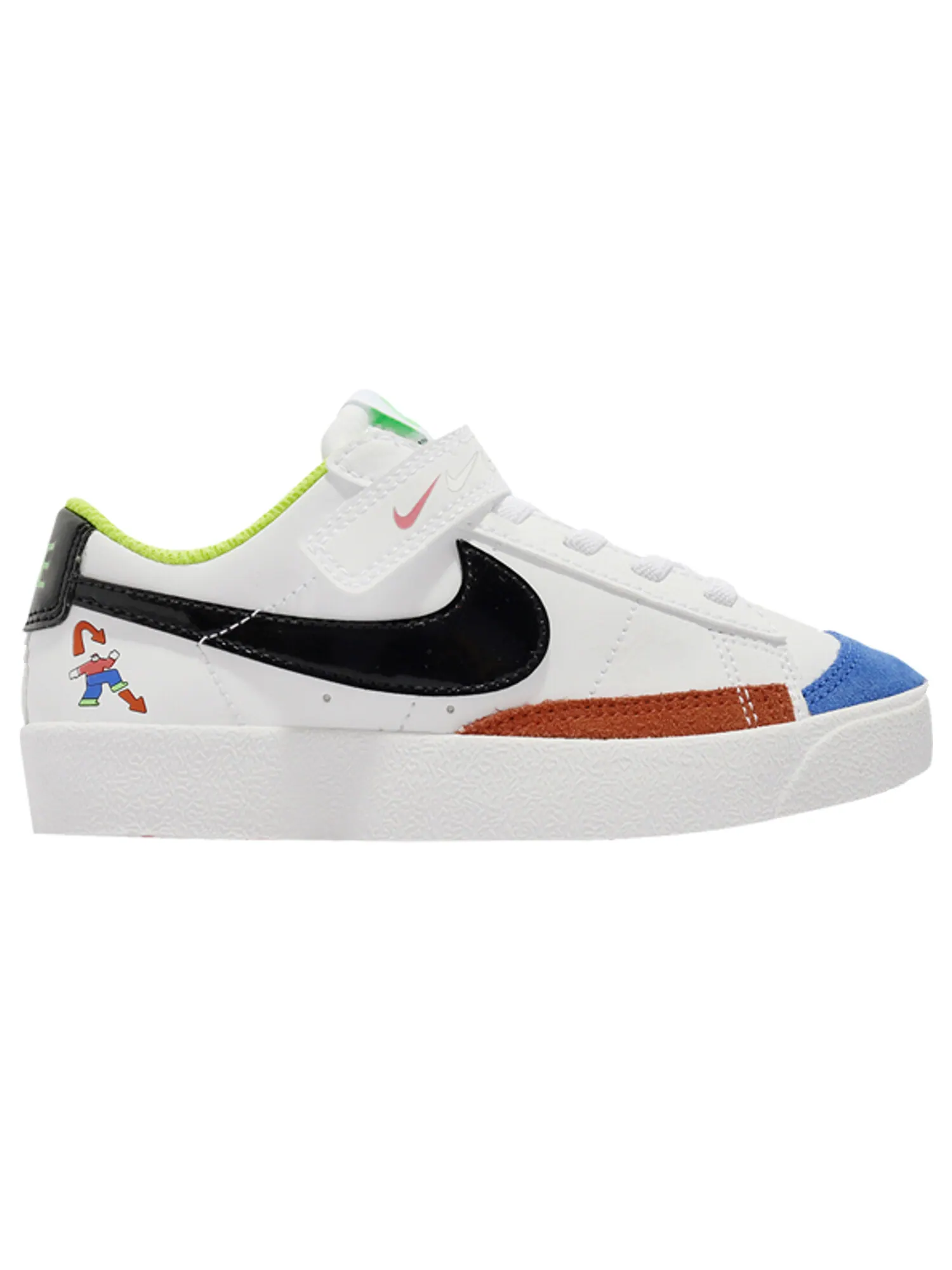 Кроссовки Nike Blazer Low '77 PS 'White Multi' — изображение 1 из 1, белый