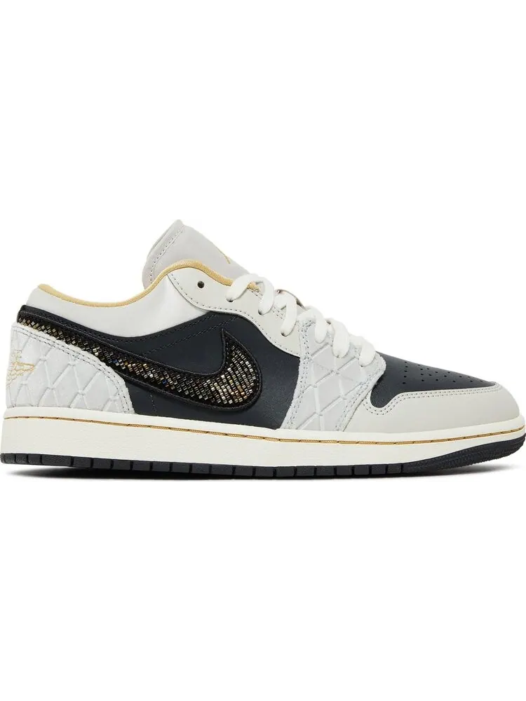 Кроссовки Air Jordan 1 Low SE Beaded Swoosh — изображение 1 из 8, черный