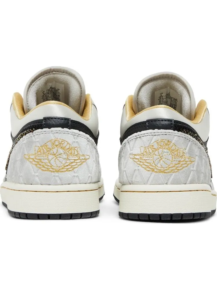 Кроссовки Air Jordan 1 Low SE Beaded Swoosh — изображение 6 из 8, черный