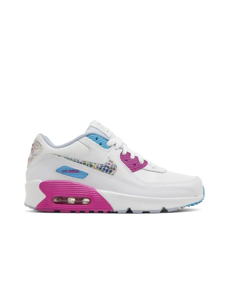 Кроссовки Nike Air Max 90 Leather SE GS — изображение 1 из 4, белый
