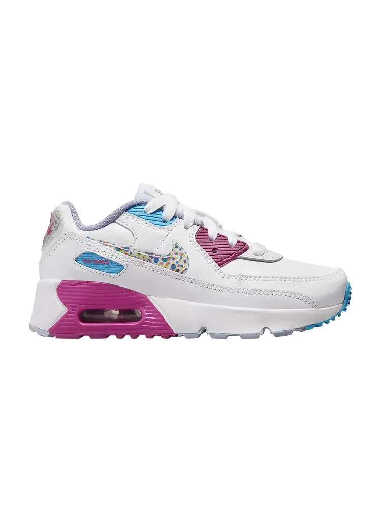 Кроссовки Nike Air Max 90 Leather SE PS — изображение 1 из 1, белый