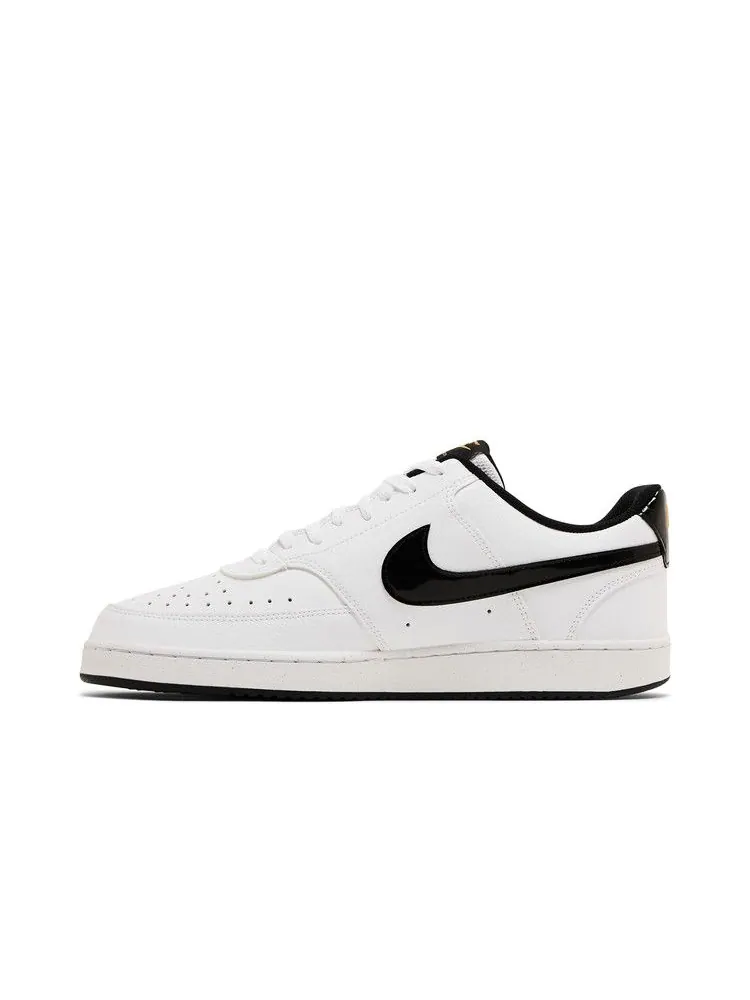 Кроссовки Nike Court Vision Low 'White Black Metallic Gold' — изображение 4 из 9